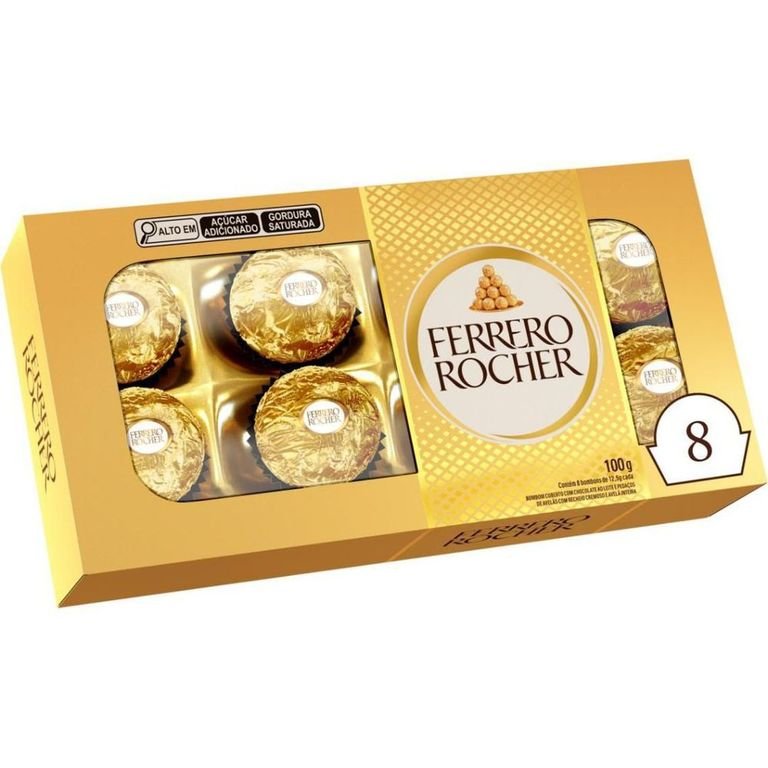 Bombom Ferrero Rocher 8und